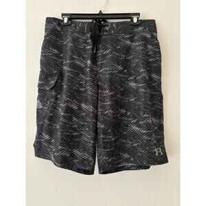 Under Armour Swim Trunks Bathing Suit Size 34 Loose Fit Storm Pocket